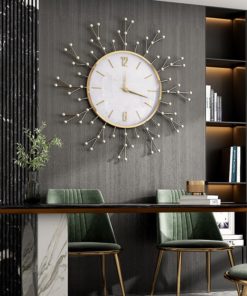 Đồng hồ treo tường đơn giản phong cách Bắc Âu