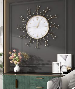 Đồng hồ treo tường đơn giản phong cách Bắc Âu
