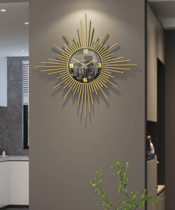 Đồng hồ treo tường bằng kim loại