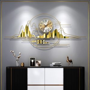 Đồng hồ treo tường hình núi