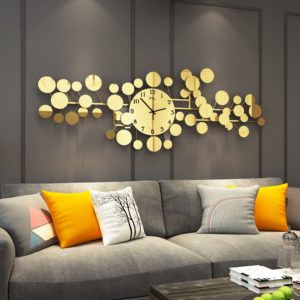 Đồng hồ treo tường mạ titan cao cấp