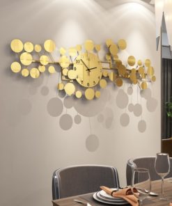 Đồng hồ treo tường mạ titan cao cấp