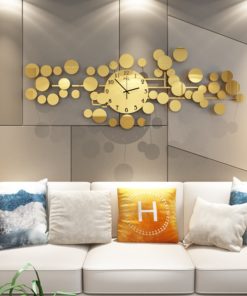 Đồng hồ treo tường mạ titan cao cấp