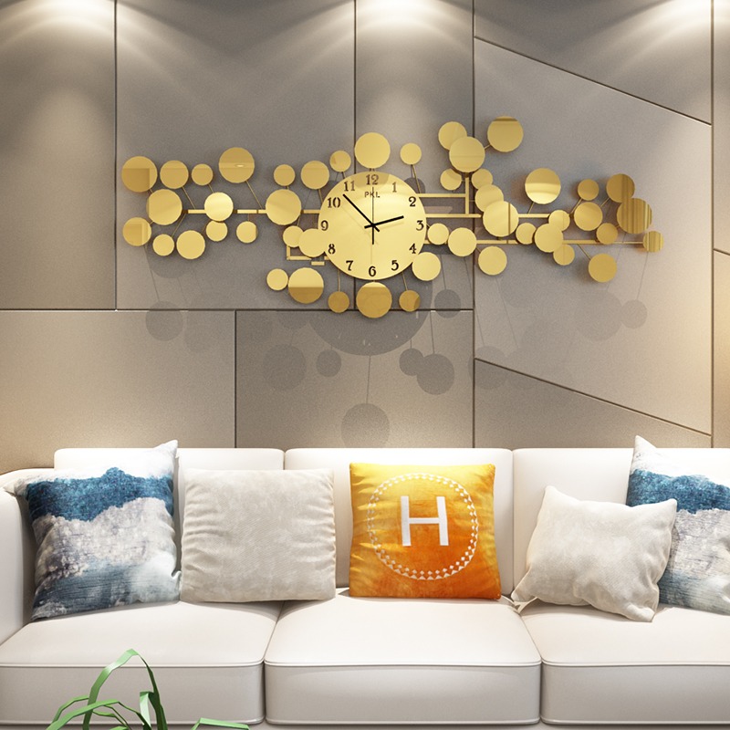 Đồng hồ treo tường mạ titan cao cấp