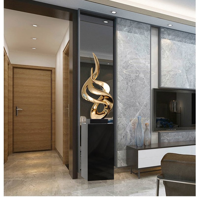 Decor trang trí sảnh hình ngọn lửa