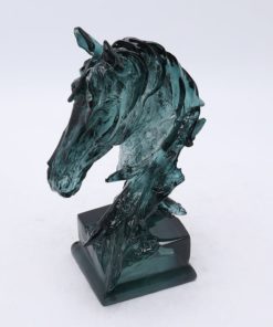 Tượng đầu ngựa trong suốt để bàn