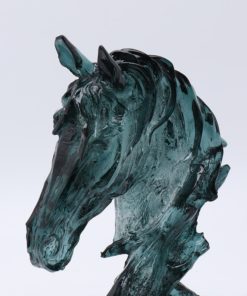 Tượng đầu ngựa trong suốt để bàn