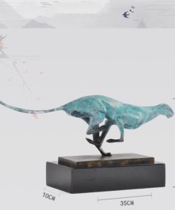 Tượng con báo phong thủy