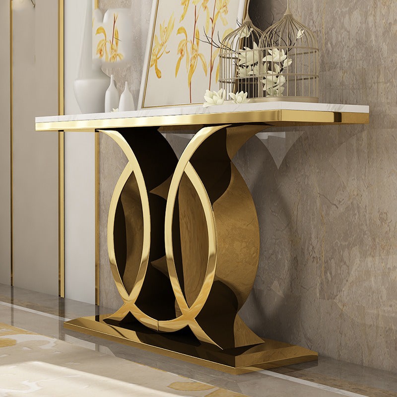 Bàn Conlose sang chảnh bày phòng khách2