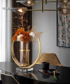 Bình hoa thủy tinh nghệ thuật đẹp mắt