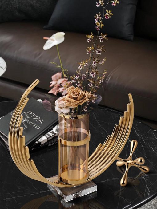 Bình hoa thủy tinh nghệ thuật đẹp mắt