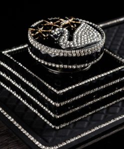 Bộ nước hoa thiên nga gắn đá đáng yêu