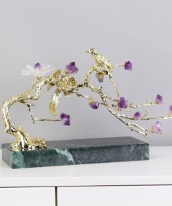 Cây tài lộc đá thạch anh đẹp