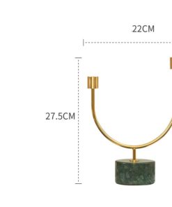 Chân nến đá cẩm thạch đẹp độc lạ