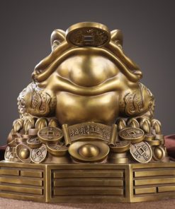 Cóc thiềm thừ 3 chân bằng đồng