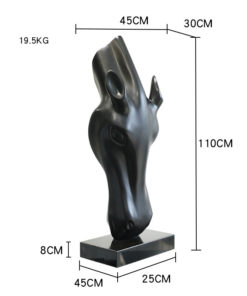 Đầu ngựa nghệ thuật decor siêu đẹp