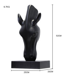 Đầu ngựa nghệ thuật decor siêu đẹp