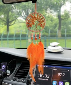 Dây treo oto Dreamcatcher lông vũ