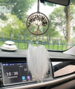 Dây treo oto Dreamcatcher lông vũ