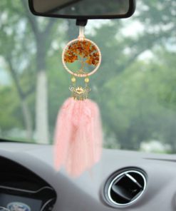 Dây treo oto Dreamcatcher lông vũ