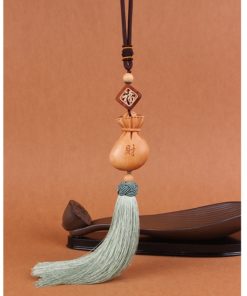 Dây treo phong thủy xe hơi túi tiền may mắn