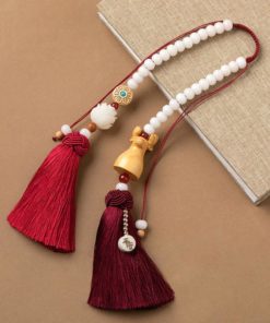 Dây treo xe ô tô hình đầu hươu trang trí oto