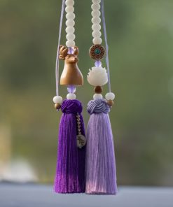 Dây treo xe ô tô hình đầu hươu trang trí oto