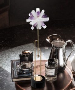 Mô hình bông hoa trang trí pha lê sang trọng