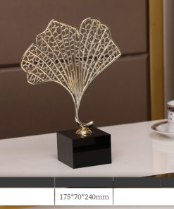 Đồ trang trí lá bạch quả bằng đồng