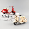 Mô hình xe vespa hoài cổ