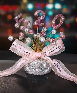 Bình bóng I Love You gắn đá xinh xắn