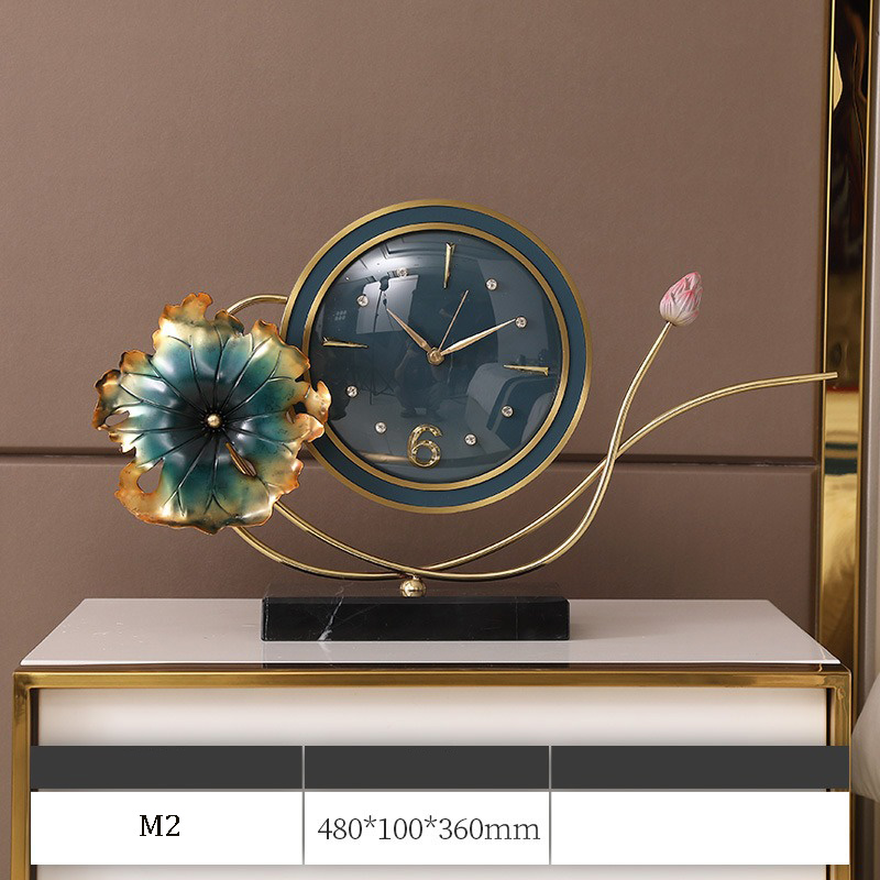 dong-ho-de-ban-hinh-hoa-sen 6 Đồng hồ để bàn hình hoa sen