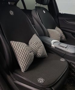 Gối tựa oto và đệm 4 mùa chất liệu lụa băng