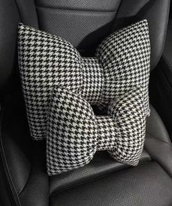 Gối tựa oto và đệm 4 mùa chất liệu lụa băng