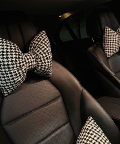 Gối tựa oto và đệm 4 mùa chất liệu lụa băng