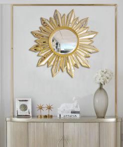 Gương trang trí mặt trời tỏa nắng