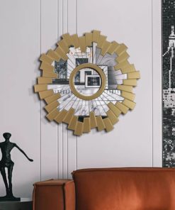 Gương treo tường mạ vàng cao cấp