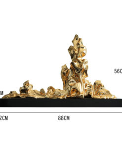 Hòn non bộ mạ điện trang trí đẹp mắt