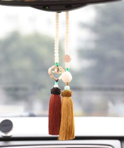 Dây treo oto hoa sen bồ đề thu hút tài lộc