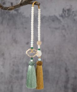 Dây treo oto hoa sen bồ đề thu hút tài lộc