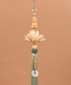 Khánh Phật tọa hoa sen decor xe hơi trang trí