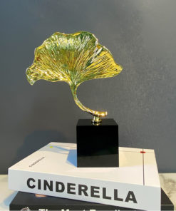 Lá bạch quả bằng kim loại decor