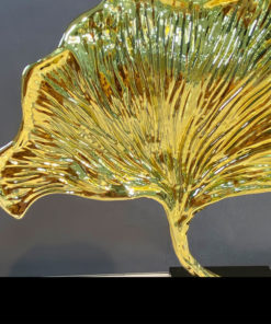 Lá bạch quả bằng kim loại decor