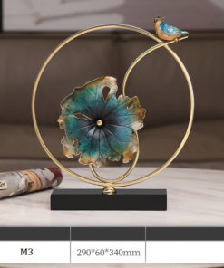 Decor lá sen bằng đồng trang trí