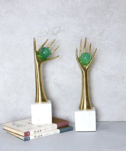 Mô hình bàn tay bằng đồng sang trọng