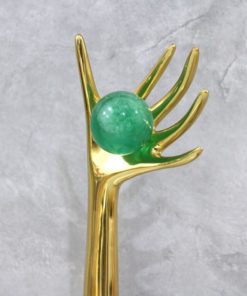 Mô hình bàn tay bằng đồng sang trọng