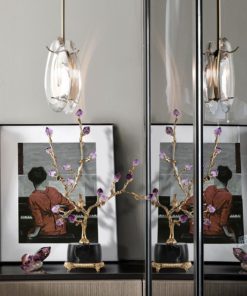 Mô hình cây trang trí gắn đá