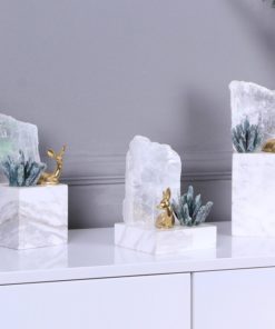 Mô hình động vật kết hợp pha lê sang trọng
