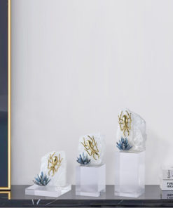 Mô hình động vật kết hợp pha lê sang trọng