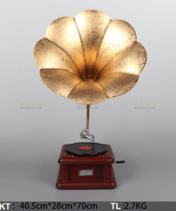 Mô hình máy hát loa kèn phong cách vintage